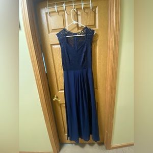 Navy blue dress